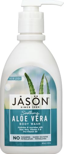 JASON Natural Body Wash & Shower Gel, Soothing Aloe Vera, 30 Oz - Image 2