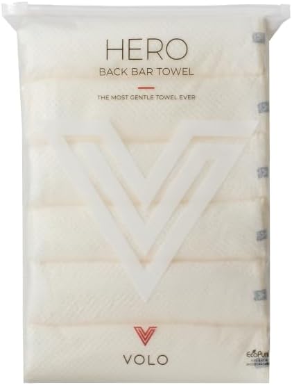 VOLO Back Bar Hair Towel, 6 Pack, Quick Dry Salon Towels by VOLO