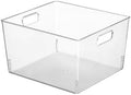 mDesign Large Modern Stackable Plastic Storage Organizer Bin Basket by mDesign