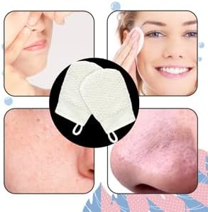 MIG4U 3 PCS Exfoliating Facial Scrubber Mitt, Face Cleanser Wash Mittens - Image 5