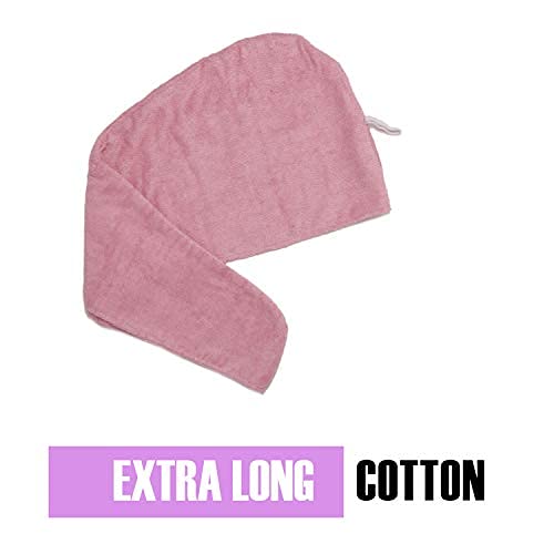 Extra Large Waffle Cotton Hair Towel Wrap - Image 6