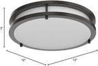 LB72160 LED Flush Mount Ceiling Light, 12 inch, 15W Dimmable 1200lm, 5000K - Image 9