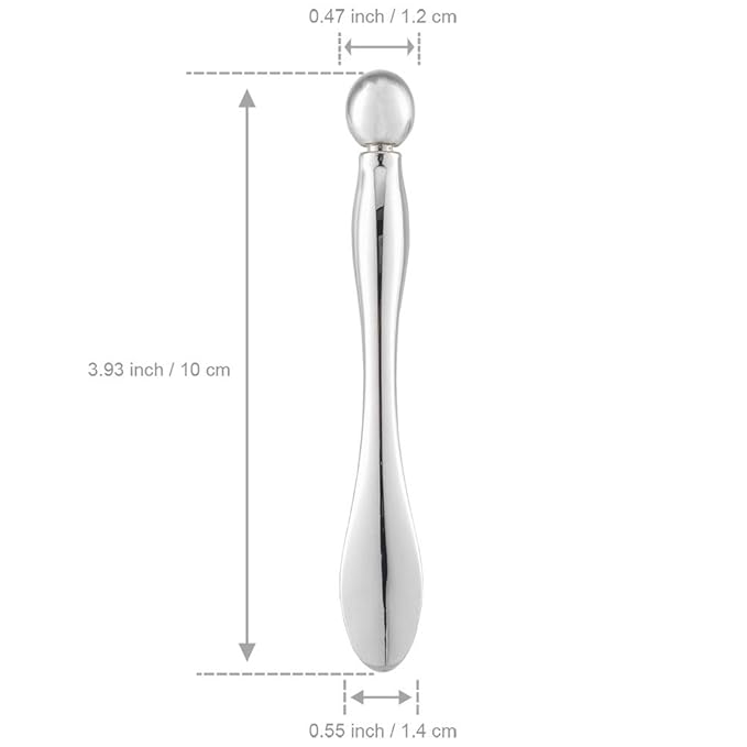 LISAPACK 2PCS Metal Eye Cream Applicator Wand Stick, Massager Tool - Image 3