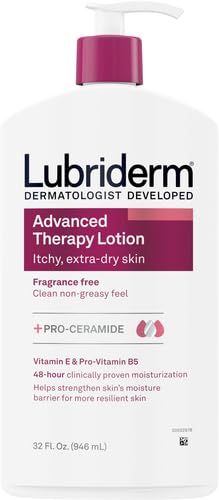 Lubriderm Advanced Therapy Fragrance-Free Moisturizing Hand & Body Lotion + - Image 2