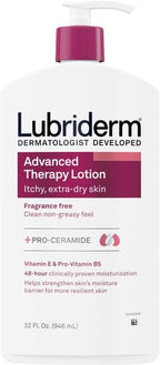 Lubriderm Advanced Therapy Fragrance-Free Moisturizing Hand & Body Lotion + - Image 2