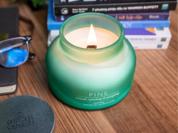 Pine Candle Large Volcano Jar -19oz 4"x5" Giant Candle - Image 9