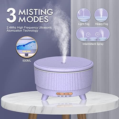 Diffusers for Essential Oils Large Room Humidifier, 500ml Aromatherapy Diffuser - Image 3