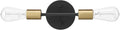 Globe Electric 52085 10" 2-Light Reversible Vanity Wall Light, Matte Black by GlobeElectric