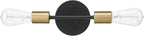 Globe Electric 52085 10" 2-Light Reversible Vanity Wall Light, Matte Black by GlobeElectric
