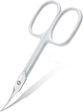 CGBE Cuticle Scissors Extra Fine Curved Blade, Super Slim Manicure Scissors by CGBE