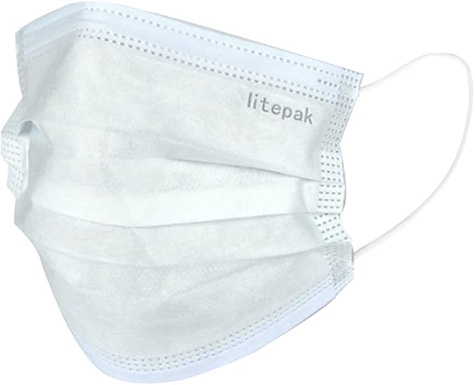 Litepak 500pcs Premium Disposable Face Mask SOFT 3ply Nose Wire - Image 6