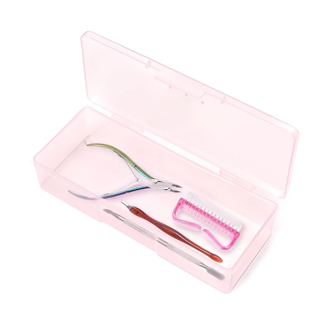 Transparent Box Storage Case for Nail Art Equipment Manicure Tool Organzing - Image 5
