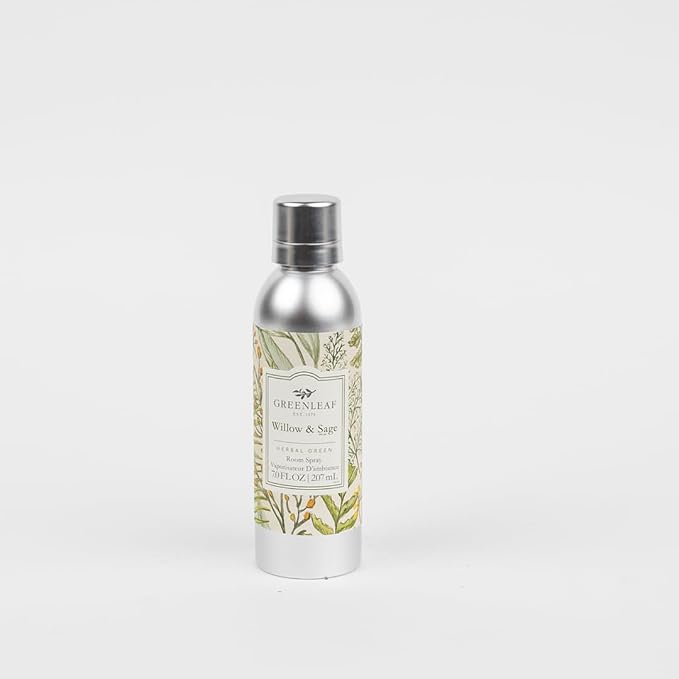 Greenleaf Gifts Willow & Sage Scented Room Air Freshener Spray | Non-Aerosol 7 - Image 2
