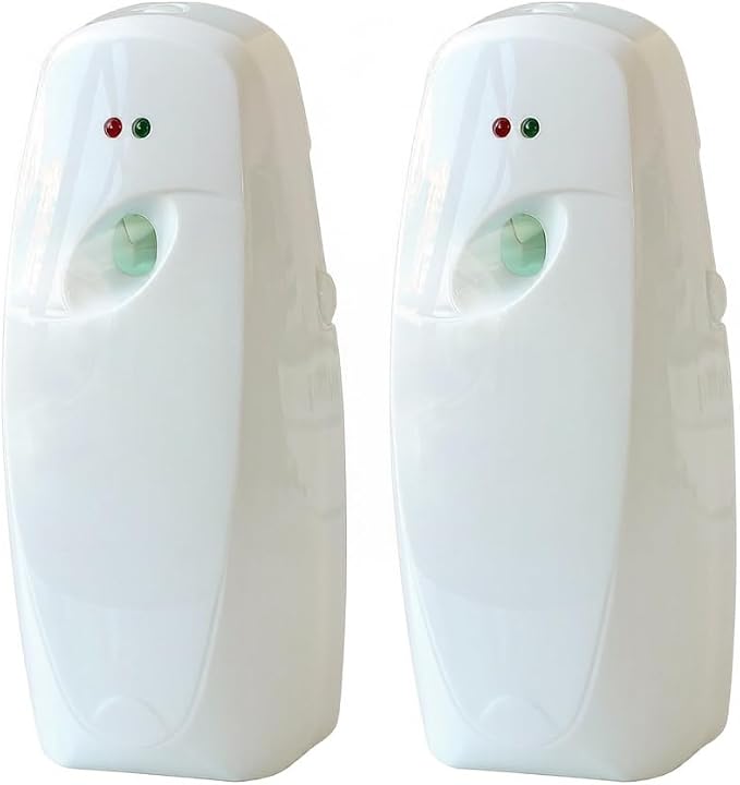 Automatic Air Freshener Spray Dispenser 2-Pack, Wall Mount or Tabletop by simpdecor