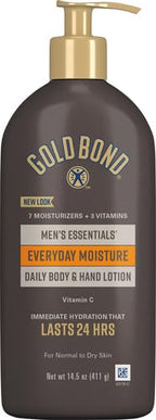 Gold Bond Men's Essentials Everyday Moisture Daily Body & Hand Lotion - Image 2
