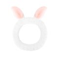 Cute White Rabbit Ears Headband Frog Eye Elastic to Wash Face by Jowmoy