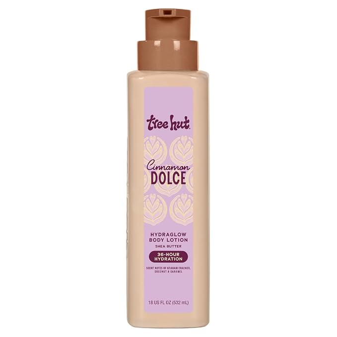 Tree Hut Hydraglow Body Lotion Cinnamon Dolce, Mothers Day Gifts, Hydrating & by TreeHut