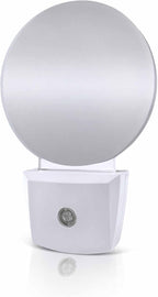 Night Lights Auto Sensor Grey Ombre Night Light Solid Color Round Lamp Plug-in by Home+L6
