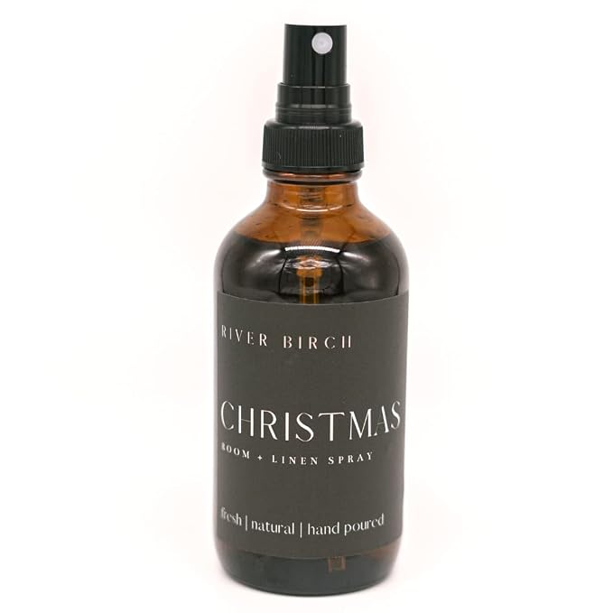 River Birch Christmas Scented Linen and Room Spray | Home Fragrance | 4 oz by RiverBirch