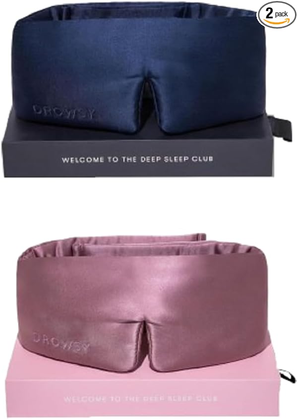 DROWSY Silk Sleep Mask Set by Drowsy
