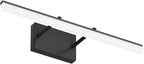 Aipsun 24 inch Black LED Vanity Light Adjustable Modern Bathroom Vanity Light by Aipsun