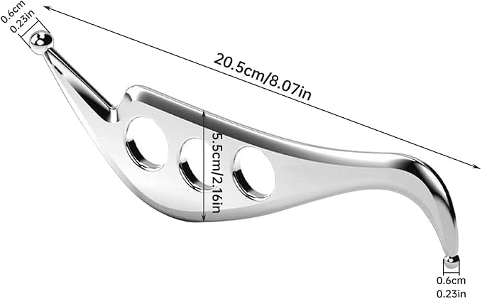 Stainless Steel Gua Sha Muscle Scraper Tool, Physical Tools, Guasha Massage - Image 2