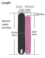 EUICAE Spa Headband 5-Pack Black Sweat Head Towel Wraps - Image 3