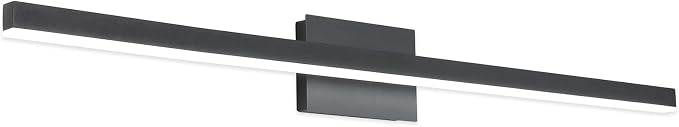 Joossnwell LED Vanity Light Black 47.2inch Modern Bathroom Lighting Fixtures by Joossnwell