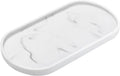 Luxspire Bathroom Vanity Tray, Handmade Resin Kitchen Tray, Oval Toilet Tank by Luxspire