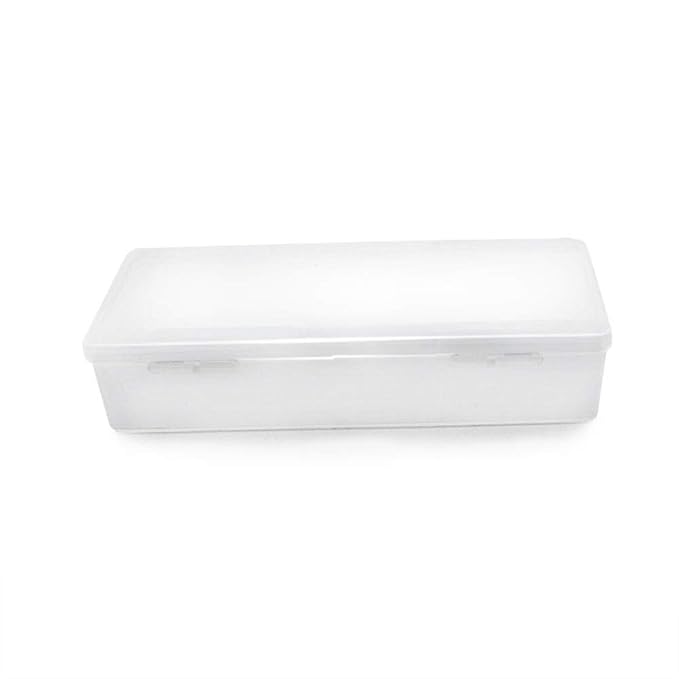 Transparent Box Storage Case for Nail Art Equipment Manicure Tool Organzing by Rolabling