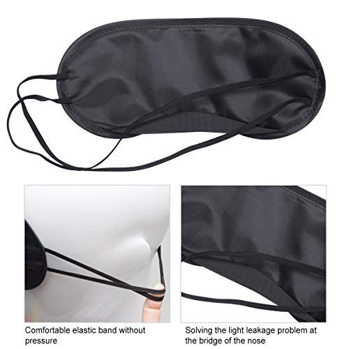 12 Pcs Multicolor Sleep Eye Mask Soft Eye Mask Cover Lightweight Blindfold - Image 3