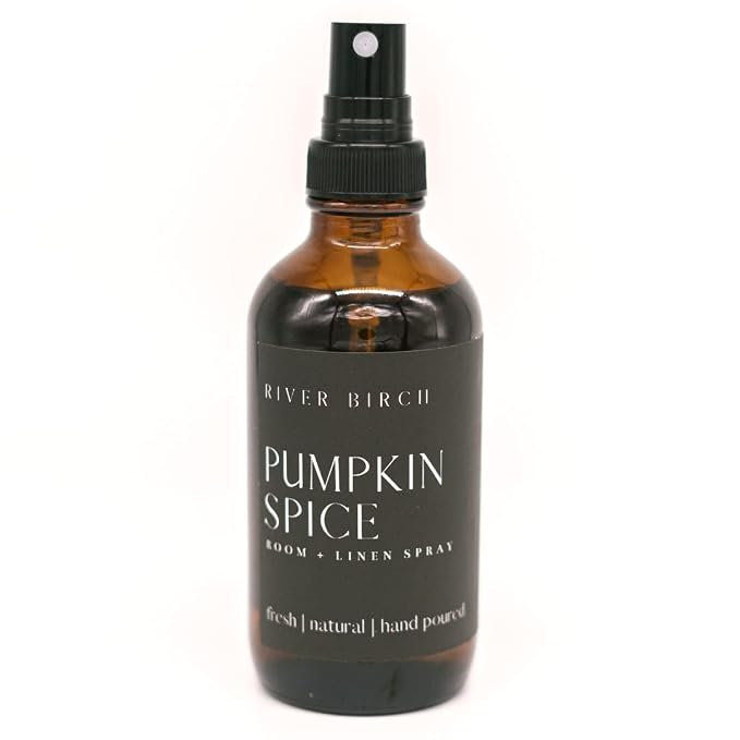River Birch Pumpkin Spice Scented Linen and Room Spray | Home Fragrance | 4 oz by RiverBirch