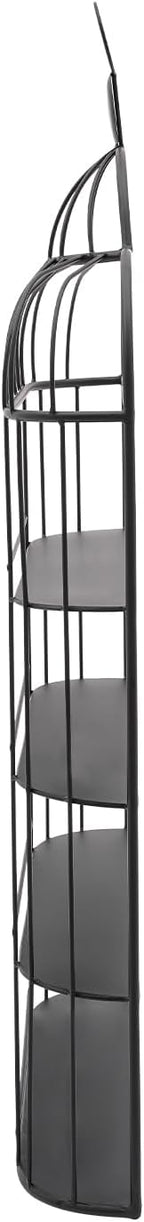 Nail Polish Organizer Wall Mounted, 4-Tier Nail Polish Storage Rack, Metal Nail - Image 4