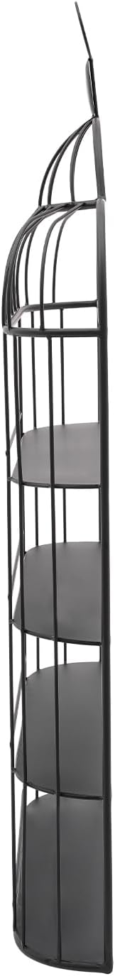 Nail Polish Organizer Wall Mounted, 4-Tier Nail Polish Storage Rack, Metal Nail - Image 4
