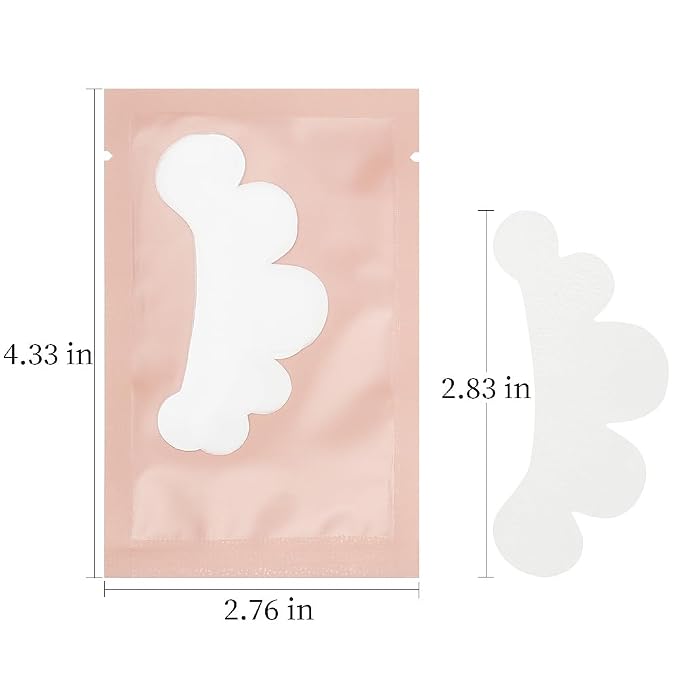 myaokue-up 50 Pairs Eye Gel Pads, Lint Free Under Eye Patches - Image 2