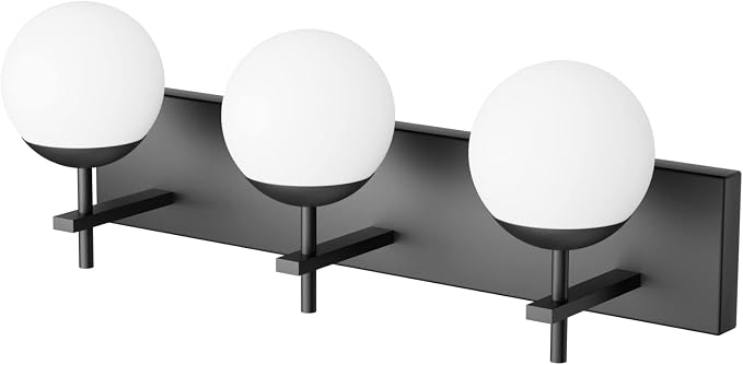 Ralbay Matte Black Bathroom Vanity Light - Image 7
