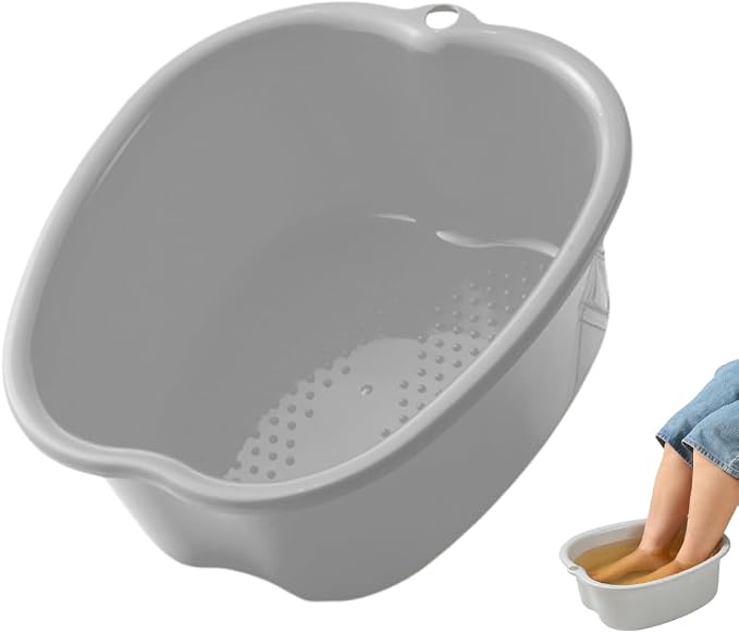 Ytterbium Foot Soaking Bath Basin, Large Massage Foot Soaking Tub, Plastic Home by Unknown