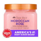 Tree Hut Moroccan Rose Shea Sugar Scrub, Mothers Day Gifts, Exfoliating & - Image 2