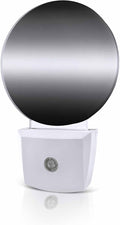 Night Lights Auto Sensor Black Ombre Night Light Solid Color Round Lamp Plug-in by Home+L6