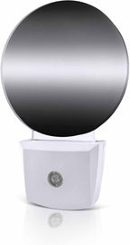 Night Lights Auto Sensor Black Ombre Night Light Solid Color Round Lamp Plug-in by Home+L6