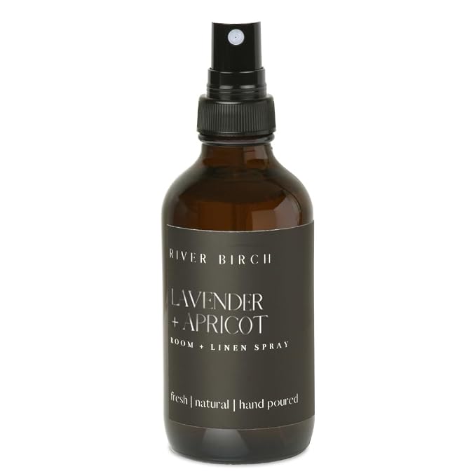River Birch Lavender Apricot Scented Linen and Room Spray | Home Fragrance | 4 by RiverBirch