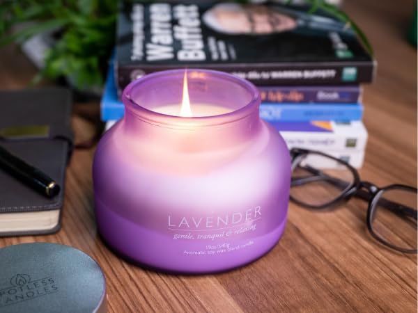 Lavender Candle 19oz Volcano Jar - Image 9