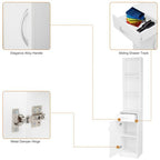 mefeir Salon Station, Barber Hair Stylist Storage Cabinet - Image 4