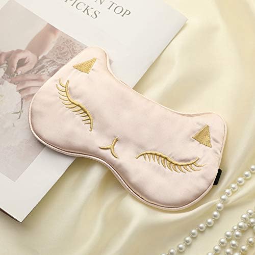 PERFECTSIGHT Cute Cat Sleep Eye Masks, Silk Sleep Eye Cover Lightweight by PERFECTSIGHT