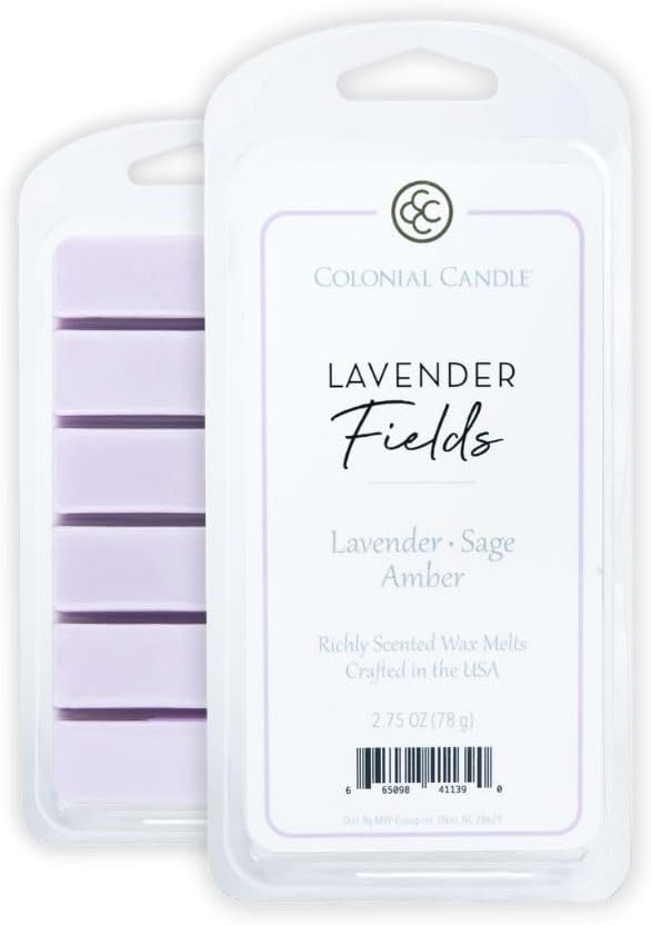 Colonial Candle Lavender Fields Scented Wax Melts, Wax Melt Warmer Cubes - Image 3