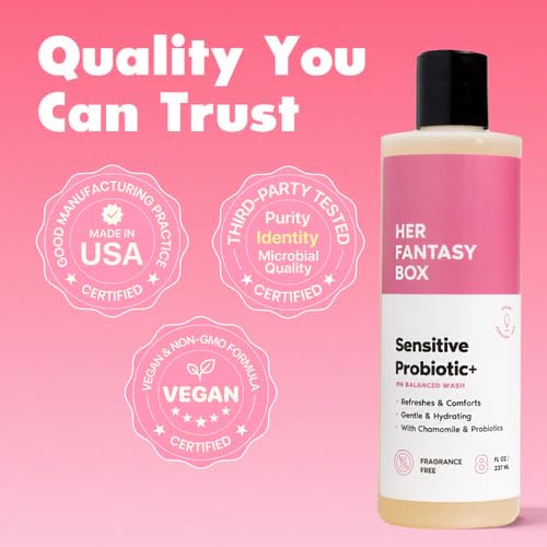 Her Fantasy Box | Sensitive Probiotic+ Gentle Cleanser – Fragrance-Free - Image 5