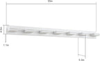 SineRise LED Modern Bathroom Vanity Light Fixtures, Matte White Modern Acrylic - Image 4