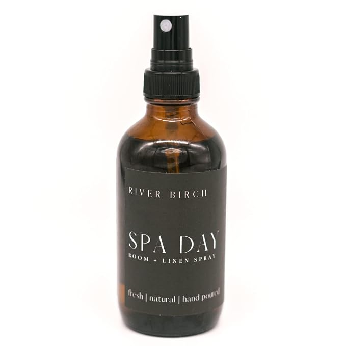 River Birch Spa Day Scented Linen and Room Spray | Home Fragrance | 4 oz Glass by RiverBirch