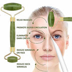 Jade Facial Roller & Gua Sha Set - Image 2