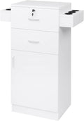 Modern Styling Station for Hair Stylist, Wooden Hair Salon Station Storage by Unknown